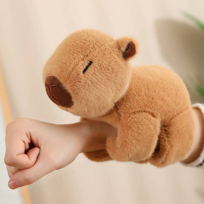 8" Capybara/Monkey Plush Bracelet/Wristband