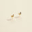 Butterfly Gold Dip Layered Stud Earrings