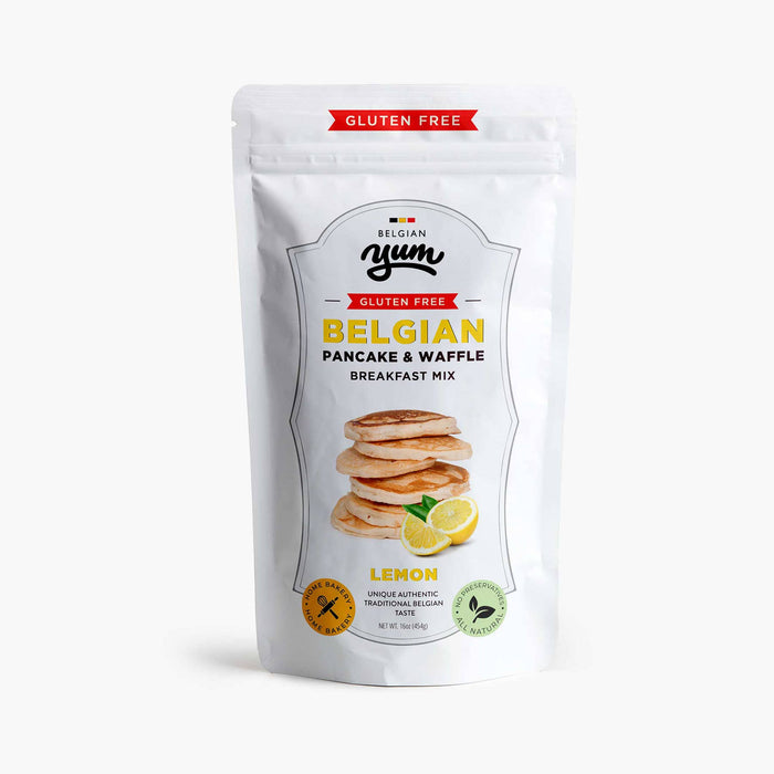 Belgian Pancake-Waffle Breakfast Mix–Lemon-GLUTEN FREE