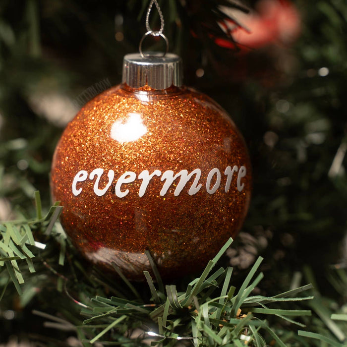 Taylor Christmas Ornament | Glitter | Plastic | Eras: Showgirl / Round 2.36”