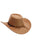 Buffalo Skull Belt Tycoon Retro Faux Wool Felt Cowboy Hat