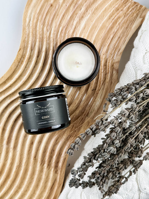 Soy Candle | Cozy (Lavender + Vanilla)