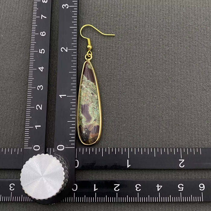 Natural Stone Drop Dangle Earrings