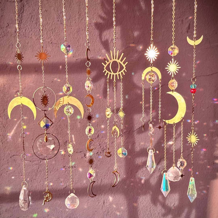 Prism Suncatcher - Colorful Moon Designs