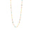 18K Gold PVD Stainless Steel Multi Confetti Chain Necklace