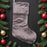 Large Intricate Quilting Style Christmas Stockings