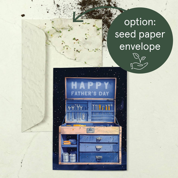 Happy Father's Day Toolbox | Father's Day Greeting Card