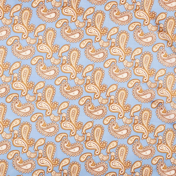 Classic Paisley Silk-Feel Polyester Bandana