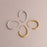 Abstract Hoop Earrings