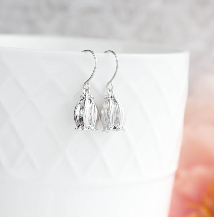 Bell Flower Earrings - GOLD