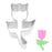 Tulip Cookie Cutter (3.25")