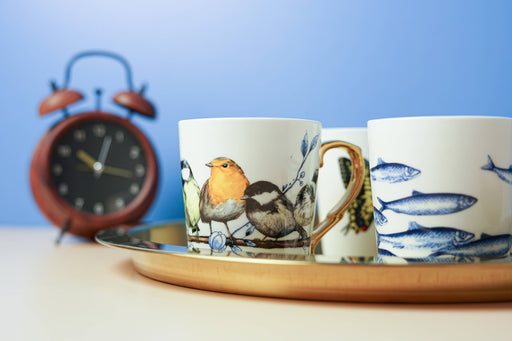Bosvogels gold mug