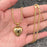 Openable Flowers Heart Locket Gold-plated Necklace