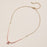 Awareness Pink Ribbon Beaded Necklace
