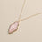 Iridescent Cloud-Shaped Pendant Necklace