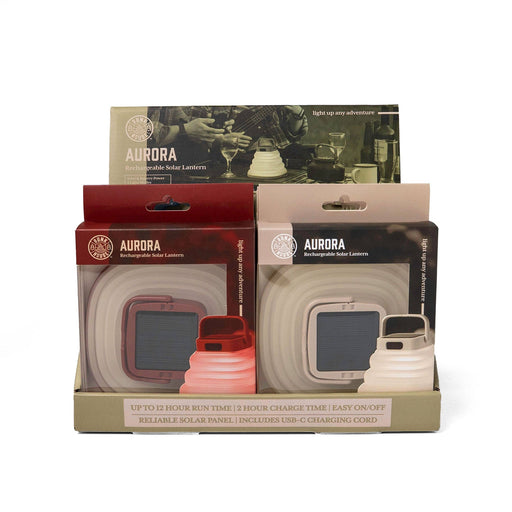 Bunk House Aurora Rechargeable And Collapsible Solar Lantern