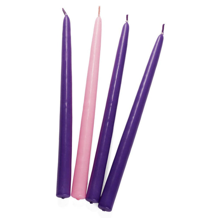 Box of Traditional Advent Taper Candles