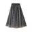 Plaid Tulle Midi Skirt