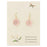 Pink Baby's Breath Dried Flower Earrings