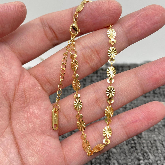 Multi Style 18K Gold Plated SS Chain DIY Accessories - FGS