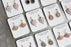 Sparkling Clear Glass Earrings | Oval Drop Earrings