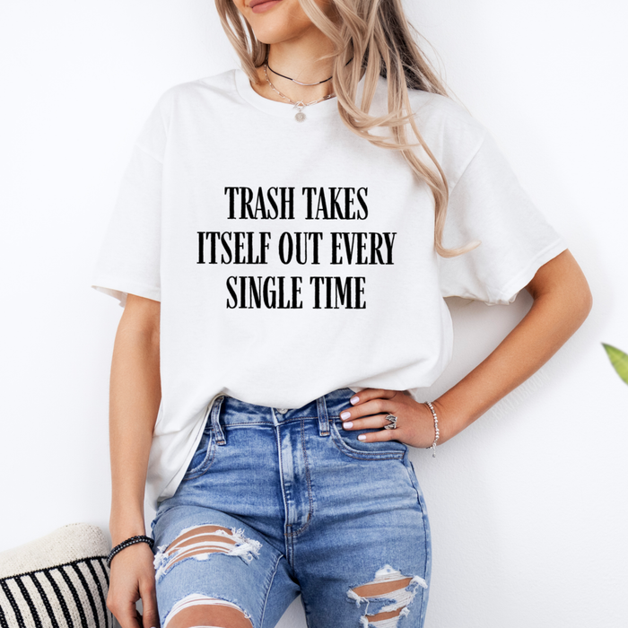 Trash Takes Itself Out ADULT T-Shirt | Taylor Swift