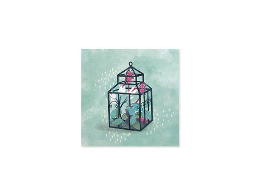 Orchid Terrarium Mini Pop-up Card