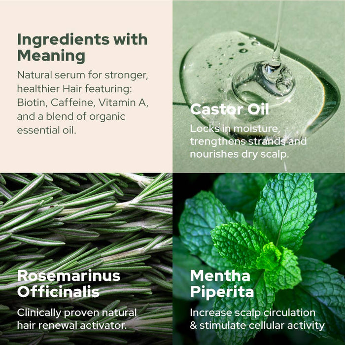 Rosemary Mint Essential Oil | for Hair & Skin - Nourishing