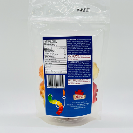 Gummy Worms Nightcrawlers