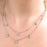 18K Gold PVD Stainless Steel Dangle Stone Necklace