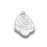 Rose Silver Charm