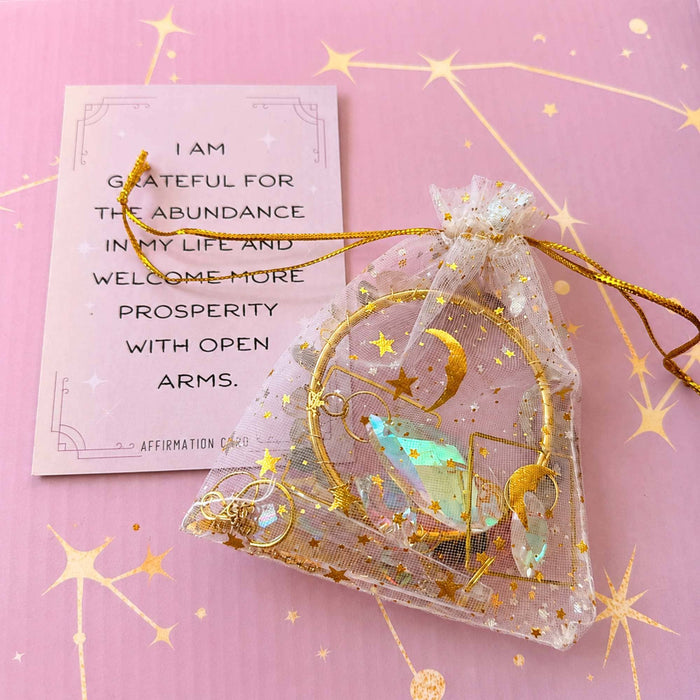 Aura Crystal Suncatcher - Gem Decor Gift for Home