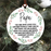 Grandpa Definition Christmas Ornament
