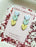 Triple Heart Dangles | Polymer Clay Earrings