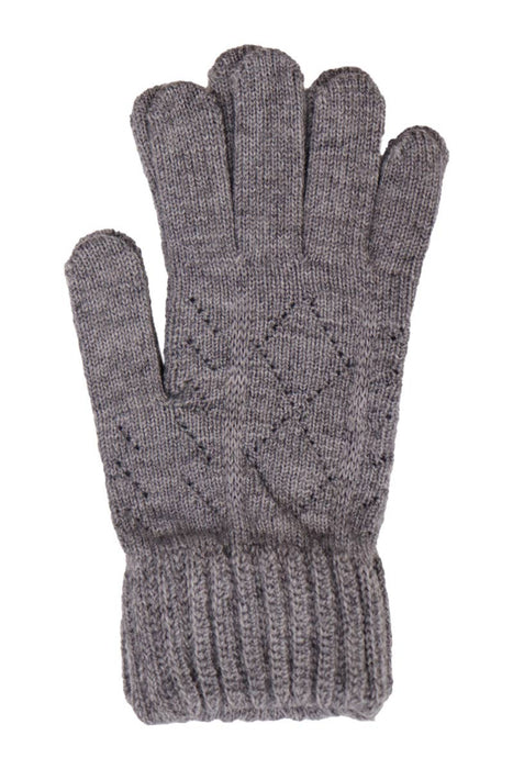 Diamond Vent Slit Fingertip Touchscreen Gloves