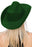 Plain Faux Felt Cowboy Wide Brim Hat