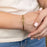 18K Gold PVD Stainless Steel Buckle Clasp Bangle Bracelet