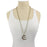 Jeweled Moon & Star Long Necklace