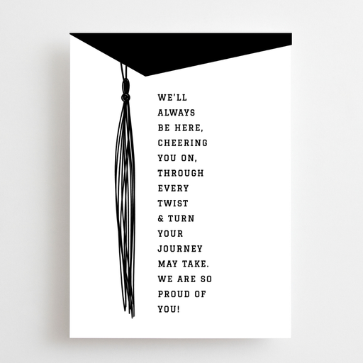 The Lettery Studio - Graduation Card - Quote