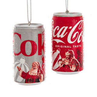 Orn Santa Coke/Diet Coke Can