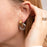 Double Round Stud Earring