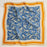 Retro Paisley Silk-Feel Square Scarf for Timeless Look