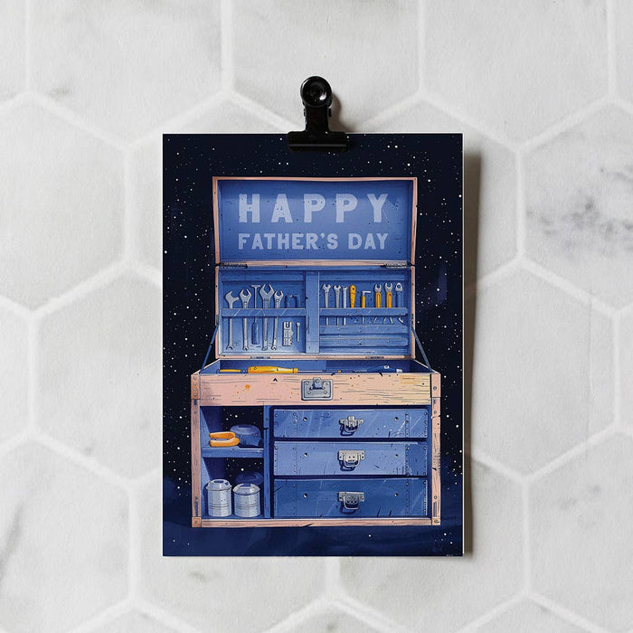 Happy Father's Day Toolbox | Father's Day Greeting Card