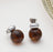 18K Gold PVD Stainless Steel Tortoise Shell Stud Earrings