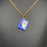 Enamel Book 18K Golden S.Steel Necklace