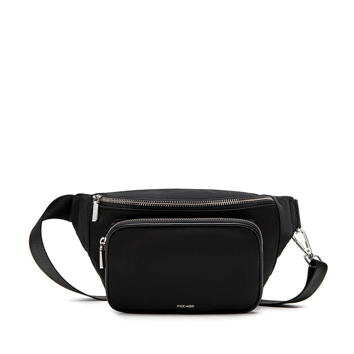 Aaliyah - Recycled Nylon Fanny Pack - Black Nylon