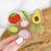 Clear Guacamole Ingredient Sticker, 3x2.5in