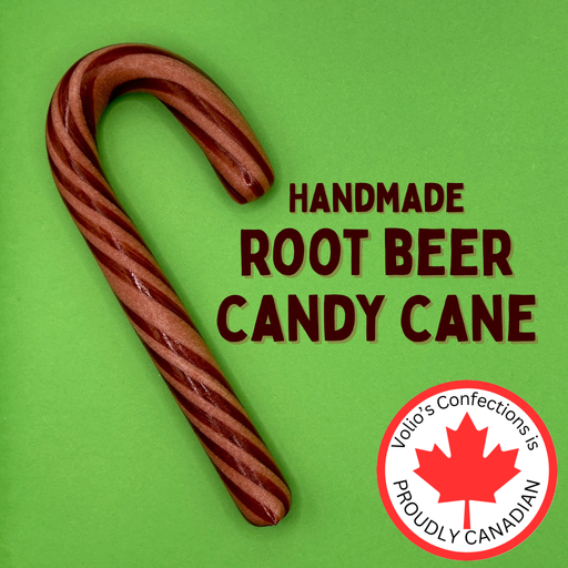 Root Beer Large Handmade Candy Cane