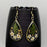 Dried Flowers Floral Drop Shaped Dangle Earrings