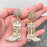 WJ - Western Style Inlaid Rhinestone Boots Post Earrings